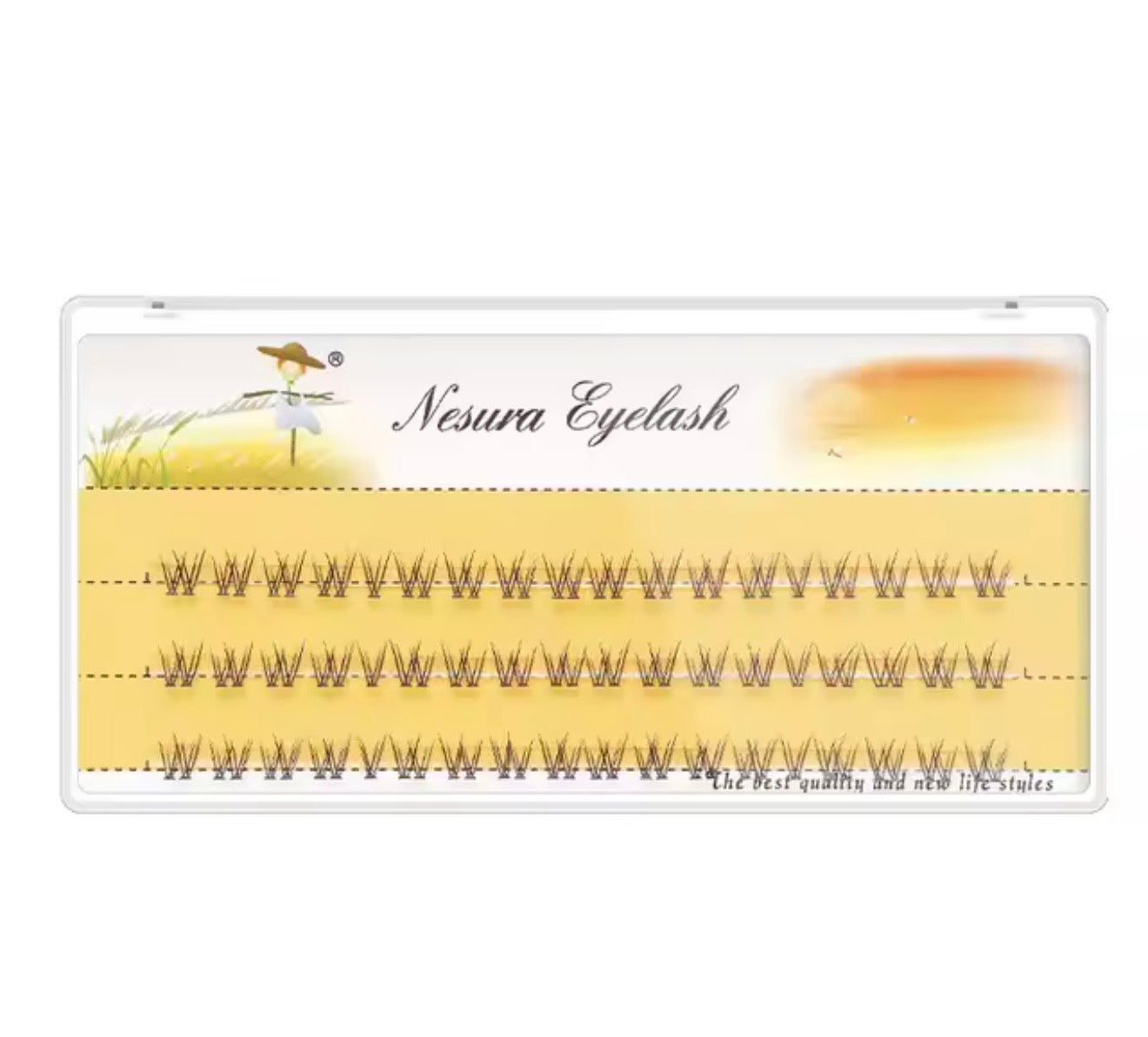 Bottom lashes style #1